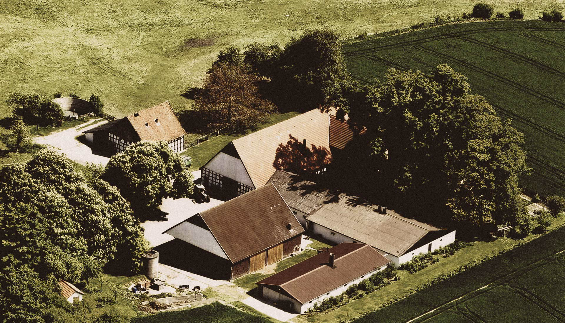Luftaufnahme des Hof Gerdener